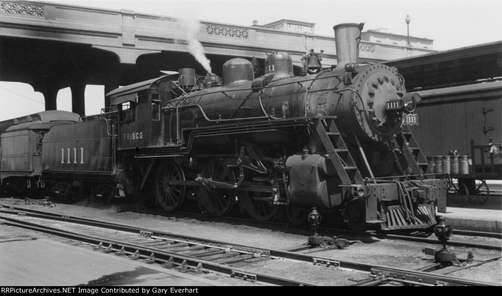 SLSF 4-6-0 #1111 - St Louis-San Francisco (Frisco)